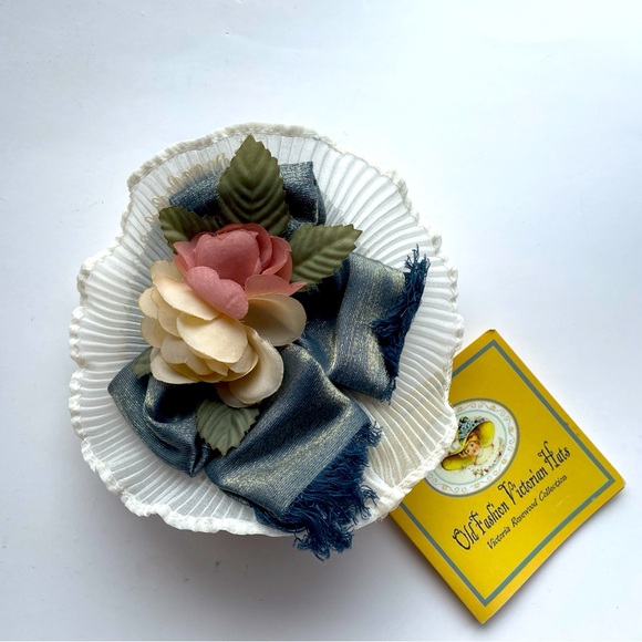 RARE Vintage Victoria Rosewood Collection Old Fashion Victorian Doll Hat - Picture 1 of 11